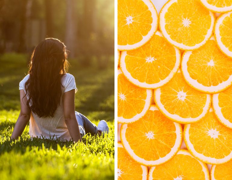 Một trong những công dụng của citrus aurantium dulcis (orange) peel oil là thư giãn tinh thần nhờ mùi hương tươi mát