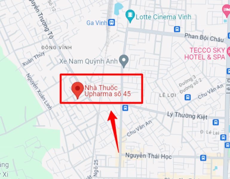 Địa chỉ bán mỹ phẩm Herbario tại nhà thuốc UPHARMA Nguyễn Trường Tộ, Nghệ An
