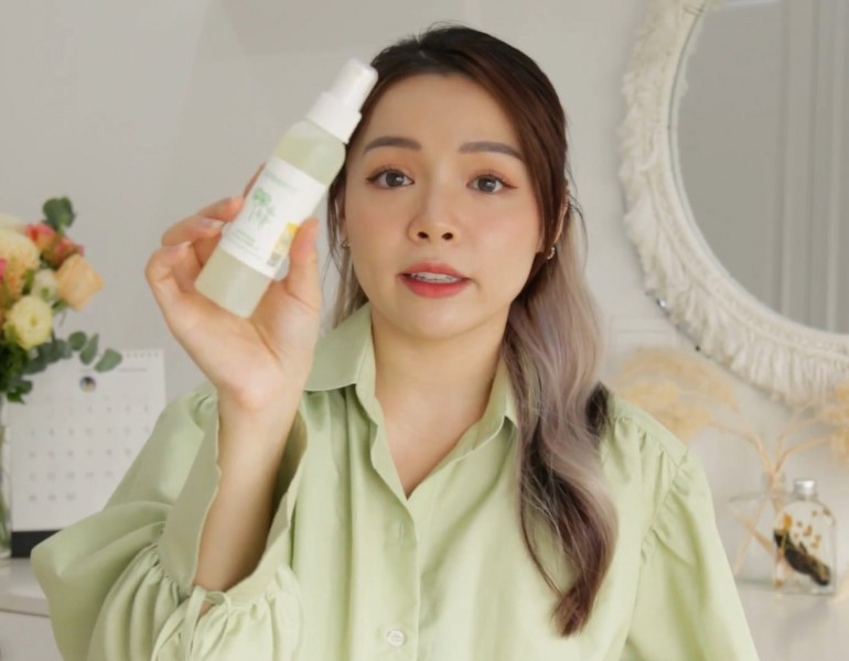 Beauty Blogger Trinh Phạm đã sử dụng Mặt nạ Rau má và Diếp cá Herbario