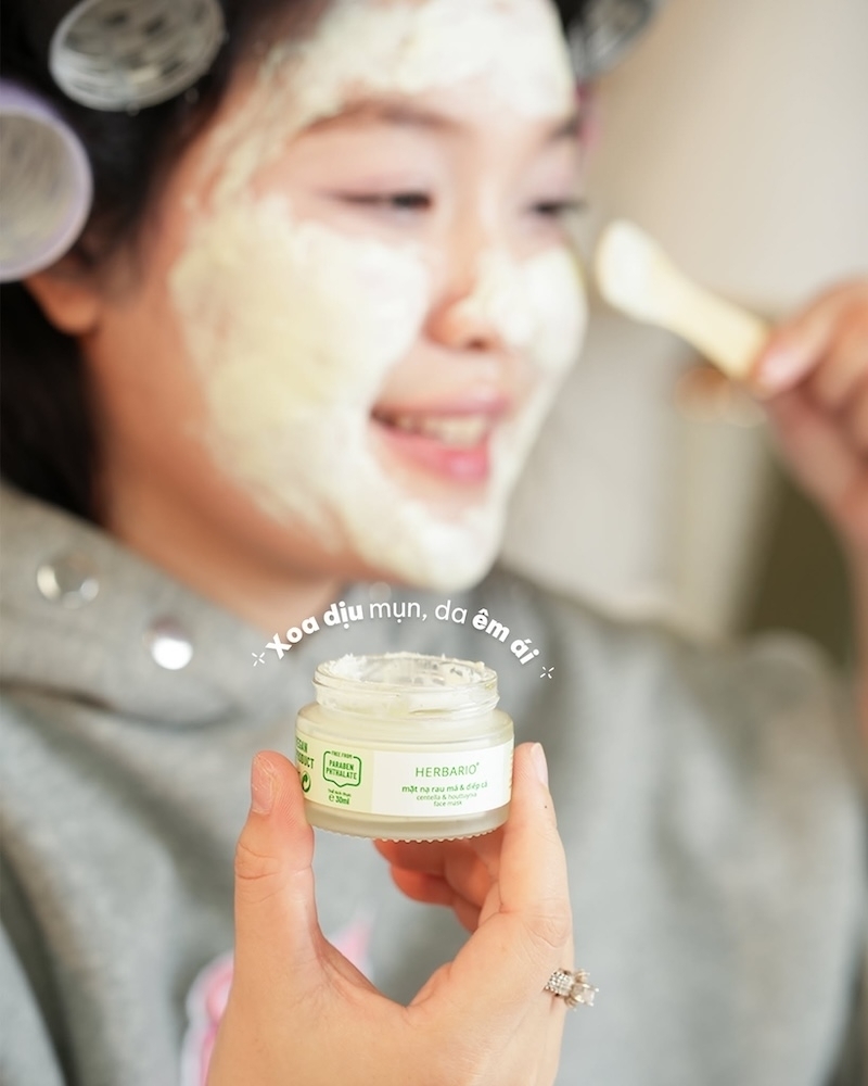 rau ma va diep ca phu hop buoc skincare nao
