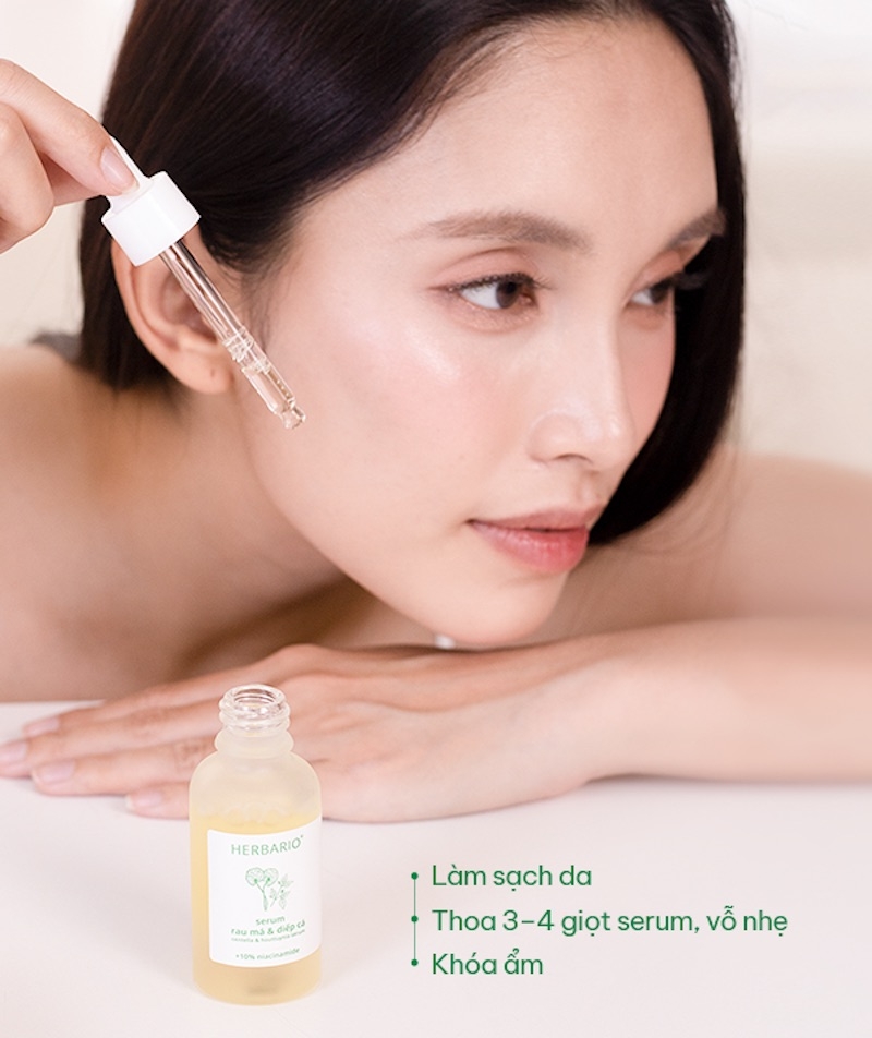 Serum Rau má & Diếp cá Herbario serum rau ma diep ca herbario