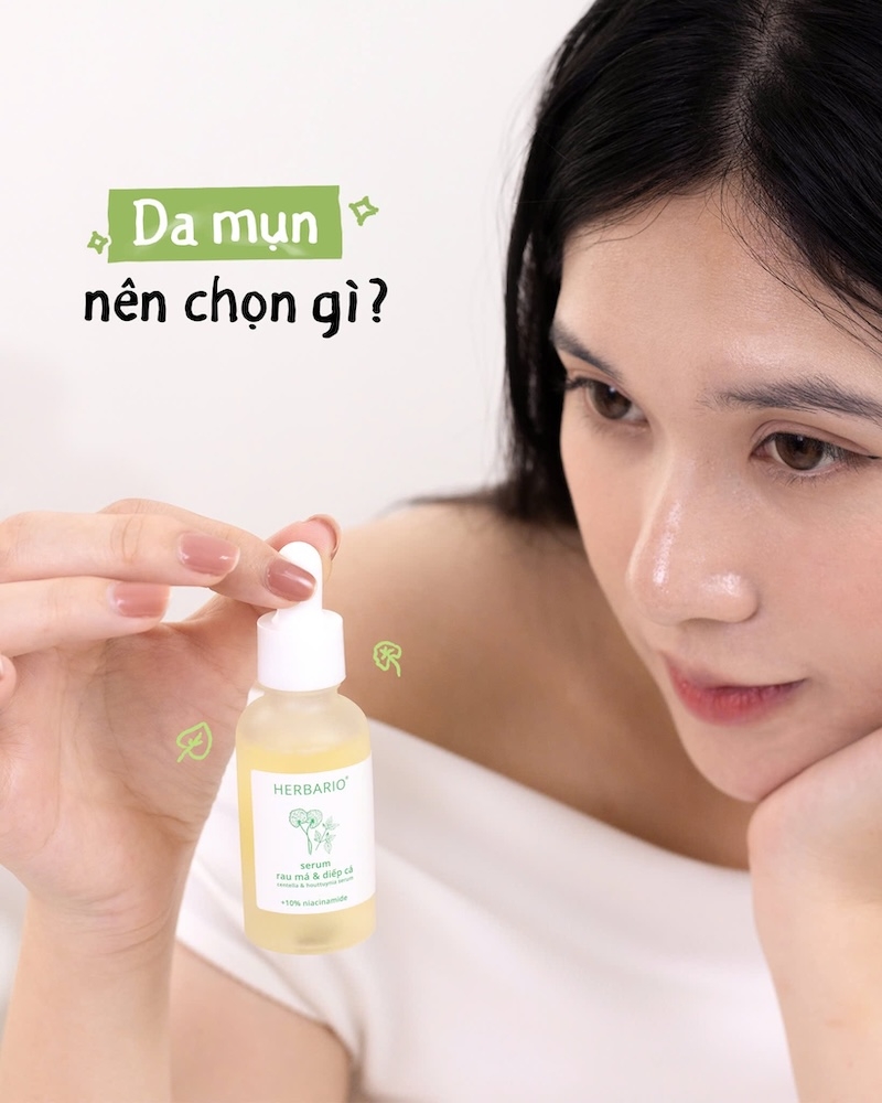 Cách chọn serum cho da dầu mụn nhạy cảm cach chon serum cho da mun nhay cam