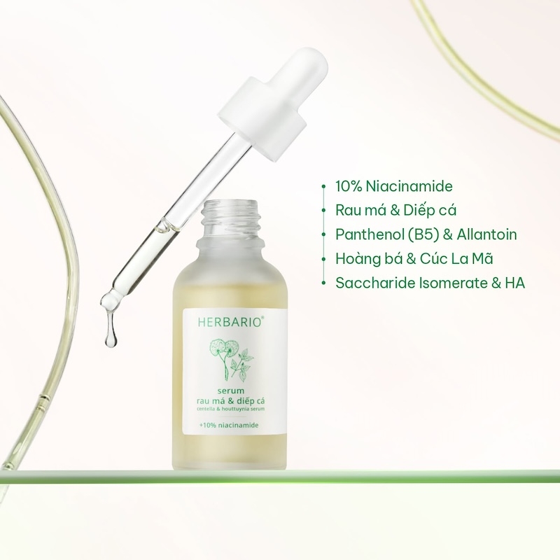 Serum Rau má & Diếp cá Herbario serum rau ma diep ca herbario