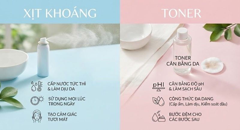 xit khoang co thay the toner duoc khong