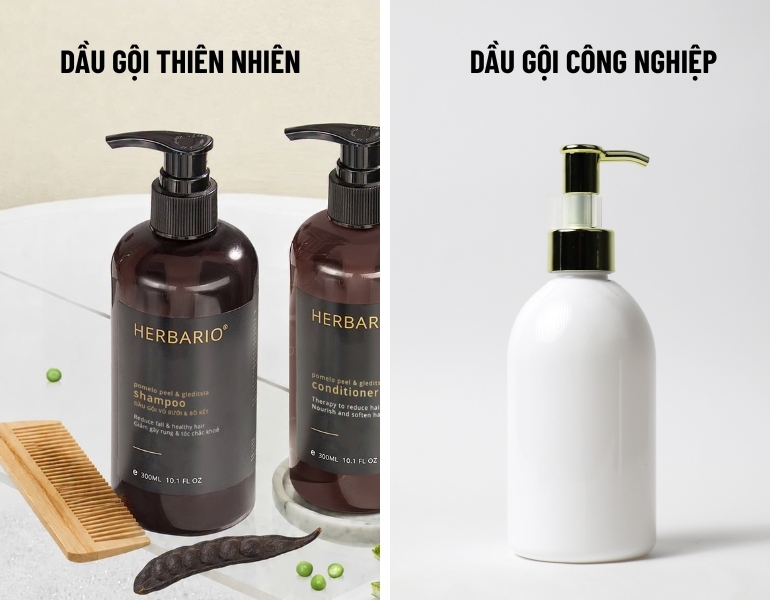 Dầu gội thi&ecirc;n nhi&ecirc;n c&oacute; tốt hơn dầu gội c&ocirc;ng nghiệp kh&ocirc;ng?