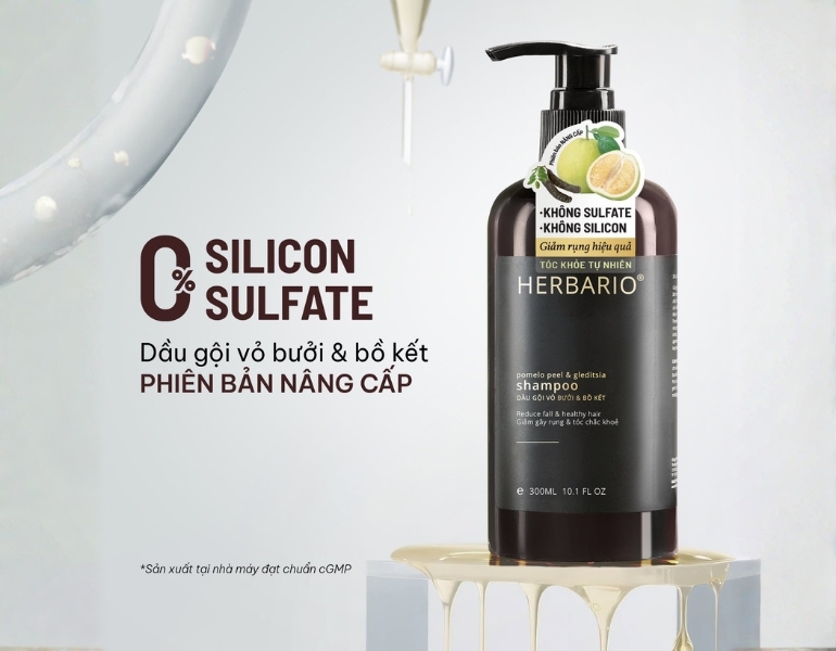Dầu gội không silicone không sulfate được nhiều người lựa chọn Dầu gội không silicone không sulfate được nhiều người lựa chọn