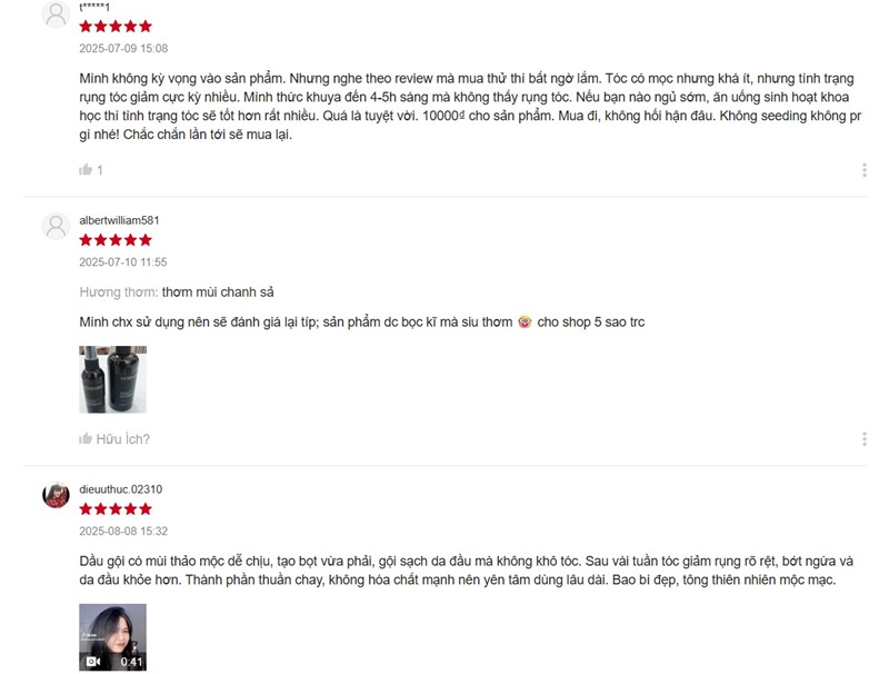 danh gia cua khach hang shopee