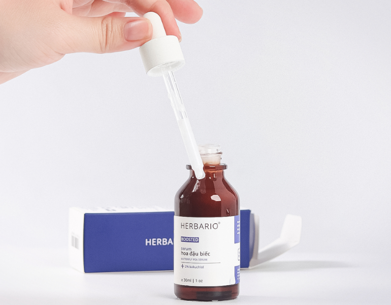 Hình ảnh sản phẩm Boosted serum hoa đậu biếc Herbario 30ml thuần chay