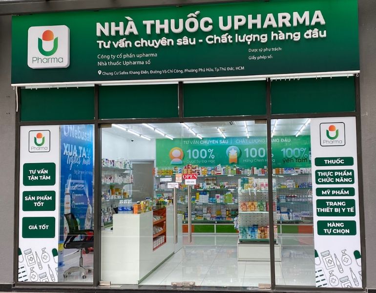 Địa chỉ bán mỹ phẩm Herbario tại nhà thuốc UPHARMA Quận 9, Hồ Chí Minh