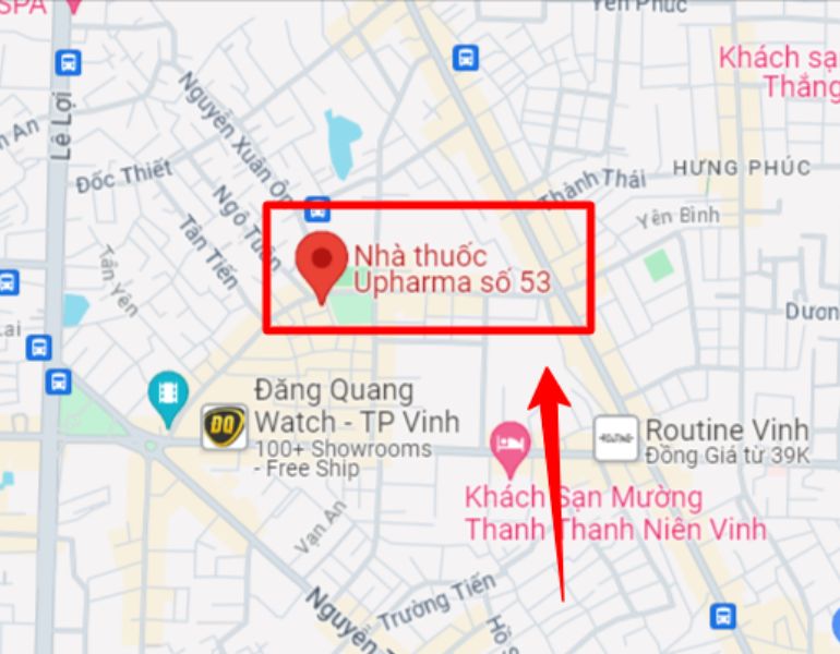 Địa chỉ bán mỹ phẩm Herbario tại nhà thuốc UPHARMA Kim Đồng, Nghệ An