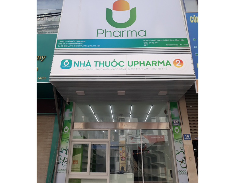 Địa chỉ bán mỹ phẩm Herbario tại nhà thuốc UPHARMA Đống Đa, Hà Nội