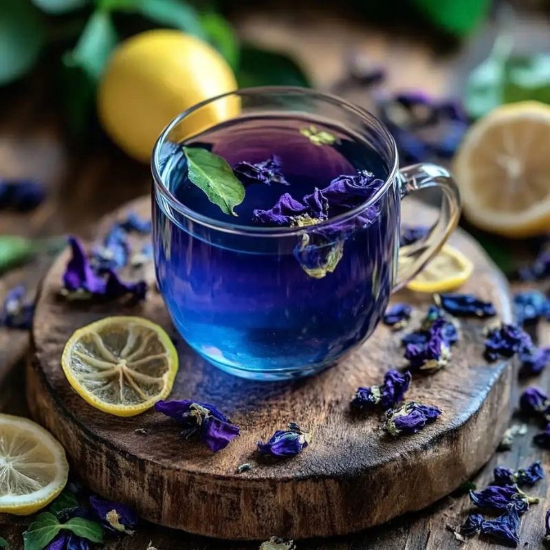 hoa dau biec Clitoria ternatea