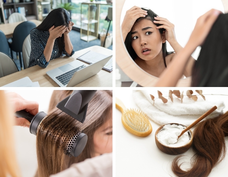 Nguy&ecirc;n nh&acirc;n t&oacute;c yếu dễ g&atilde;y rụng