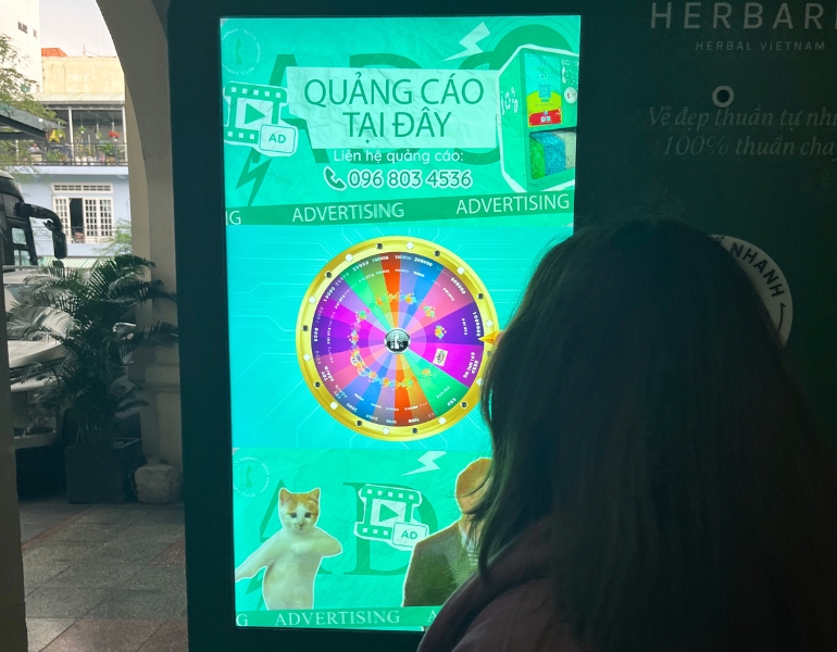 Tham gia tái chế để nhận vòng quay may mắn