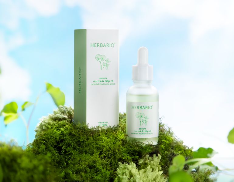 Serum Rau má Diếp cá Herbario giảm mụn