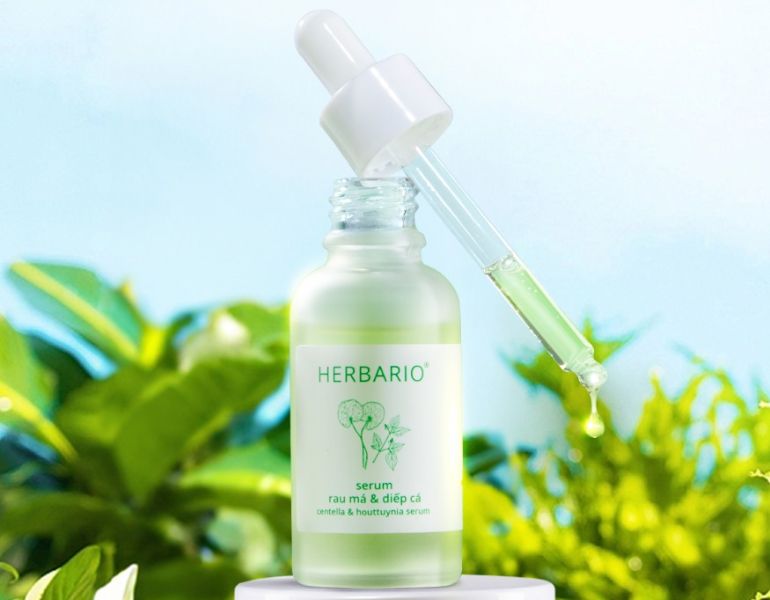 Serum Rau má diếp cá Herbario dành cho da dầu