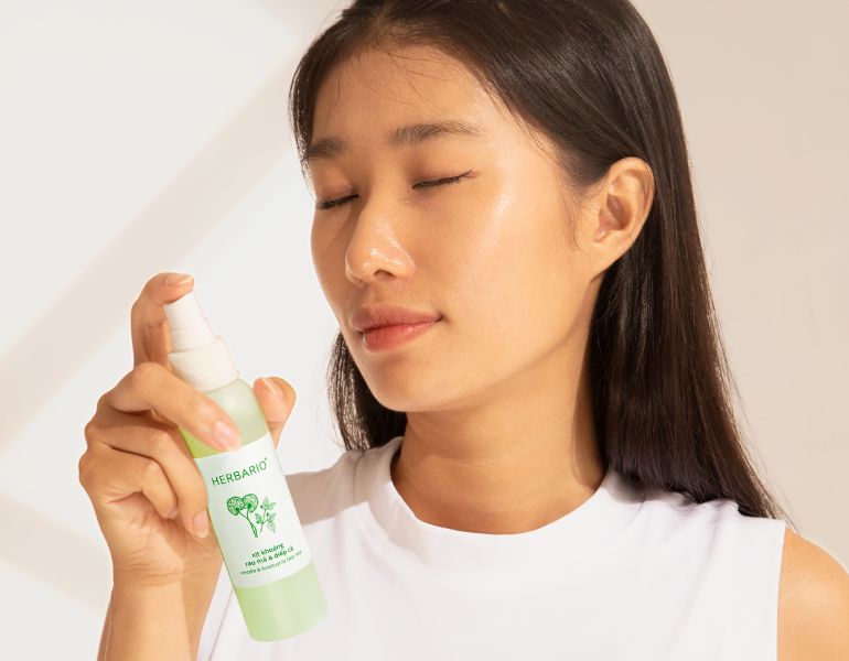 Cách sử dụng xịt khoáng rau má diếp cá Herbario