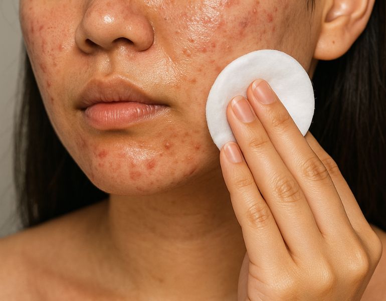 Chọn nước tẩy trang cho da mụn