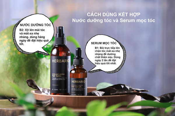 Nước dưỡng tóc vỏ bưởi và bồ kết Herbario Nước dưỡng tóc vỏ bưởi và bồ kết Herbario