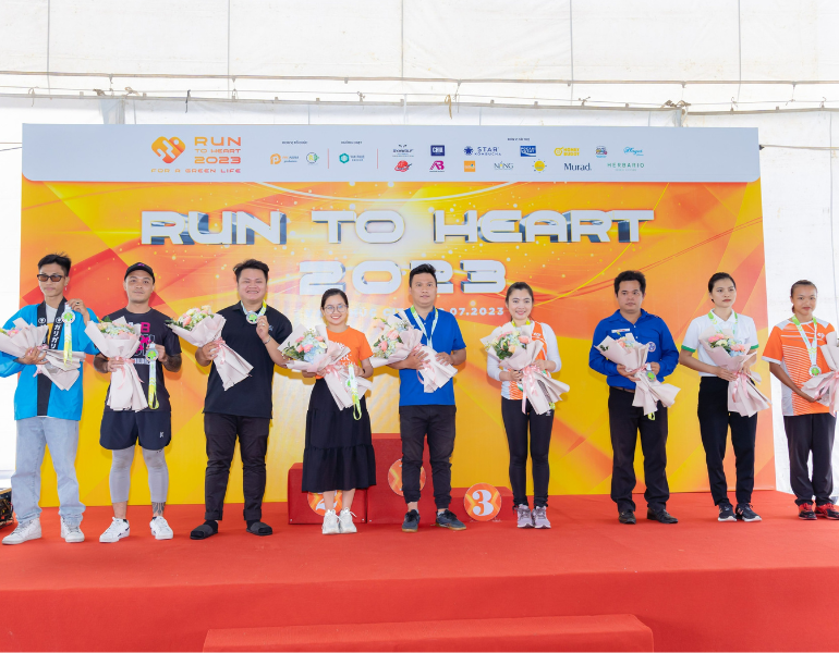 Herbario là một trong những nhà tài trợ đồng hành cùng giải chạy “Run to heart 2023”