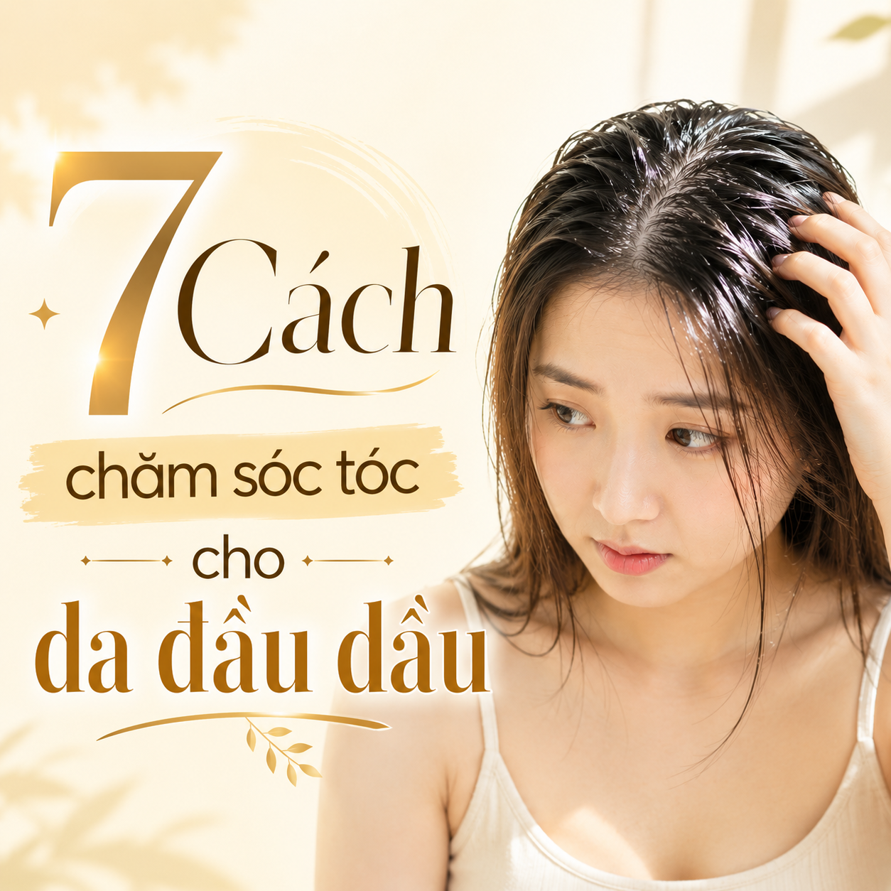 7 Cách chăm sóc tóc cho da đầu dầu giúp tóc sạch lâu, bồng bềnh và giảm bết