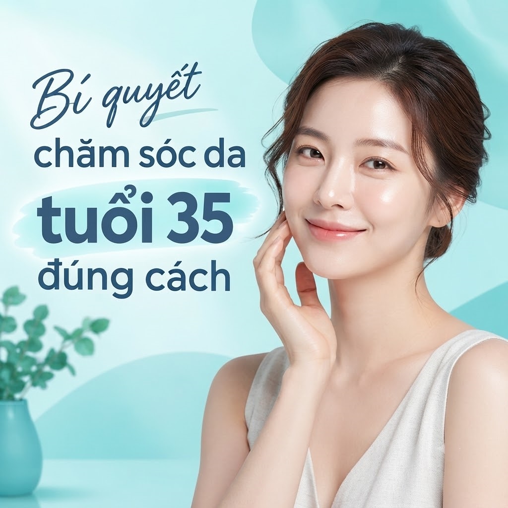 Bí quyết chăm sóc da tuổi 35 đúng cách giúp da khỏe đẹp dài lâu