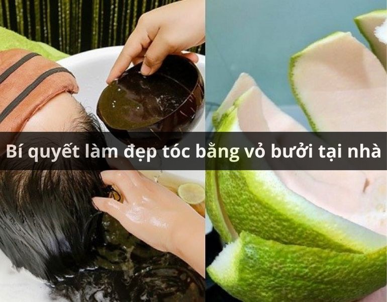 Bí quyết làm đẹp tóc bằng vỏ bưởi tại nhà