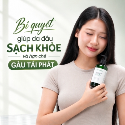 Chăm sóc da đầu bị gàu đúng cách: Bí quyết giúp da đầu sạch khỏe và hạn chế gàu tái phát