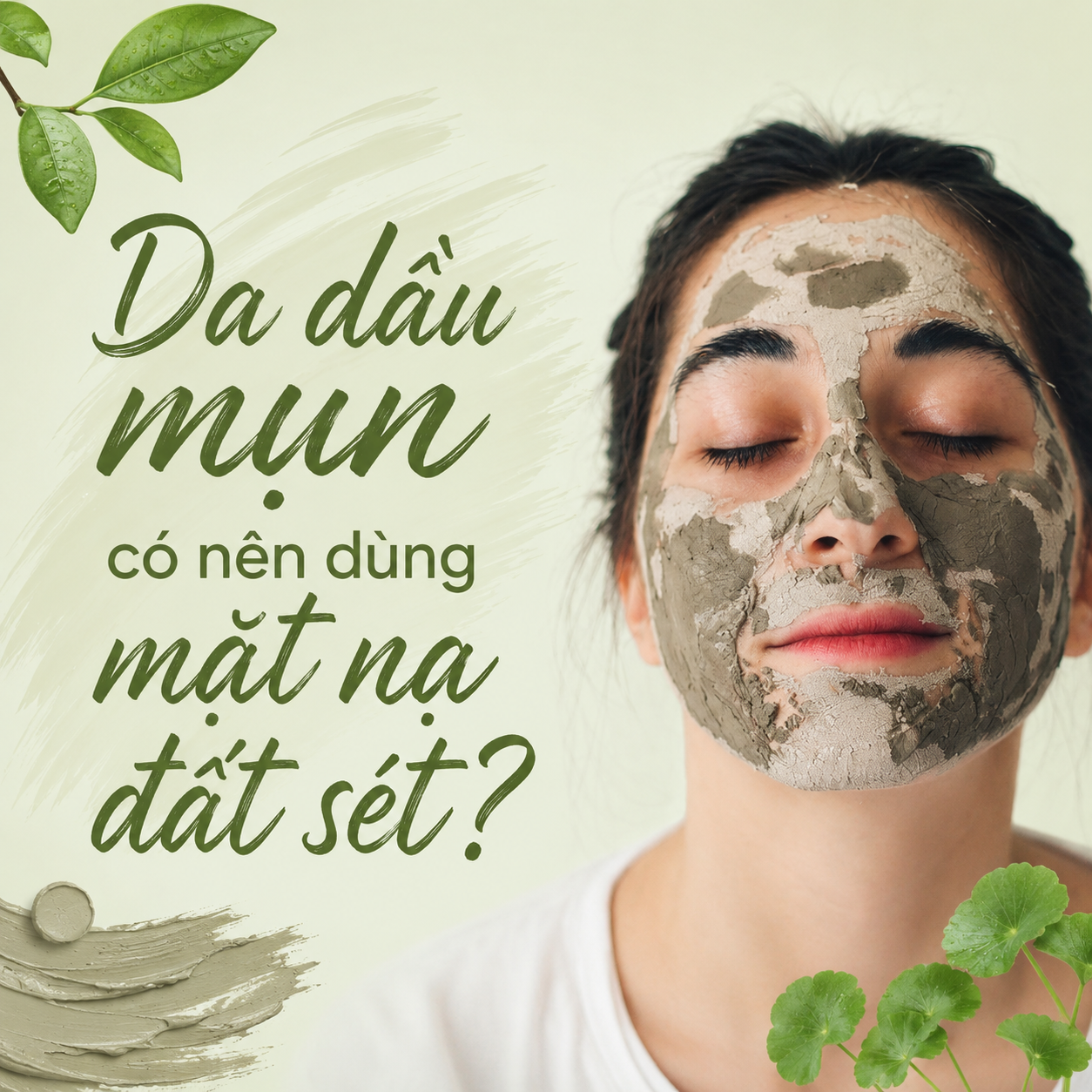 Da dầu mụn có nên dùng mặt nạ đất sét? Cách chọn và sử dụng đúng