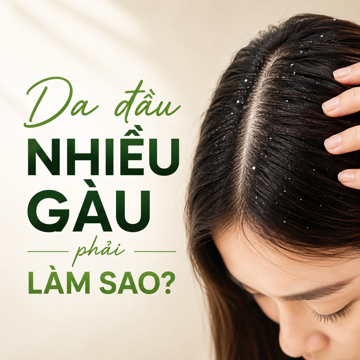 Da đầu nhiều gàu phải làm sao? Gợi ý 7 cách cải thiện hiệu quả
