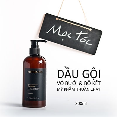 Dầu gội bưởi và bồ kết Herbario ở Quảng Ninh giúp mọc tóc