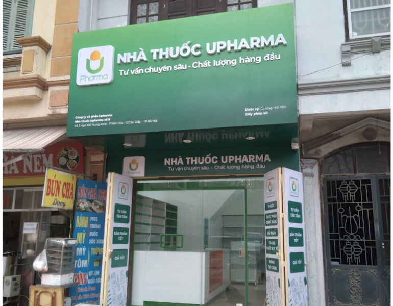 Địa chỉ bán mỹ phẩm Herbario tại nhà thuốc UPHARMA Cầu Giấy, Hà Nội