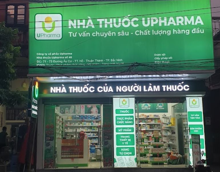 Địa chỉ bán mỹ phẩm Herbario tại nhà thuốc UPHARMA đường Âu Cơ, Bắc Ninh