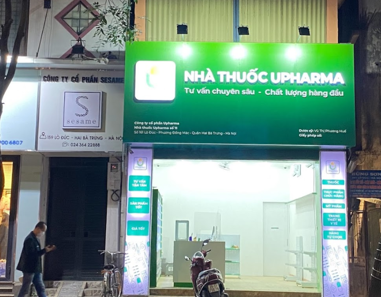 Địa chỉ bán mỹ phẩm Herbario tại nhà thuốc UPHARMA Hai Bà Trưng, Hà Nội