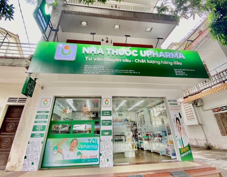 Địa chỉ bán mỹ phẩm Herbario tại nhà thuốc UPHARMA Phan Chu Trinh, Nghệ An