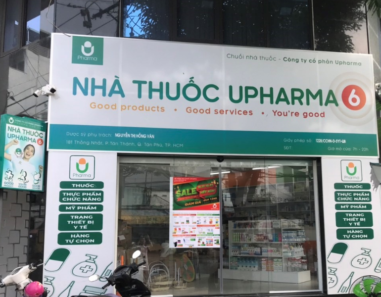 Địa chỉ bán mỹ phẩm Herbario tại nhà thuốc UPHARMA Tân Phú, Hồ Chí Minh