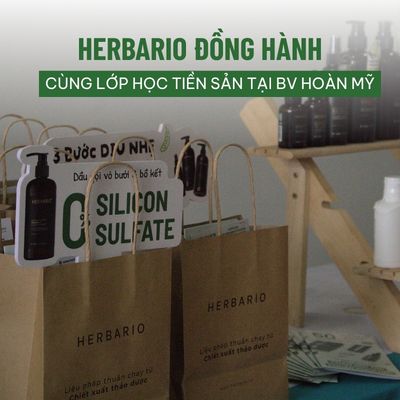 Herbario đồng hành cùng lớp tiền sản tại Bệnh viện Đa khoa Hoàn Mỹ ngày 10/4
