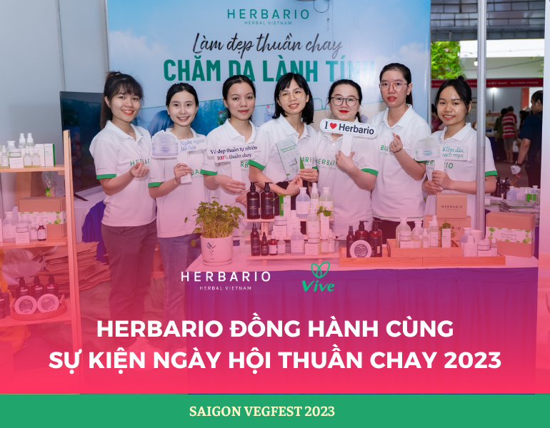 Herbario đồng hành cùng Ngày hội thuần chay Saigon Vegfest 2023