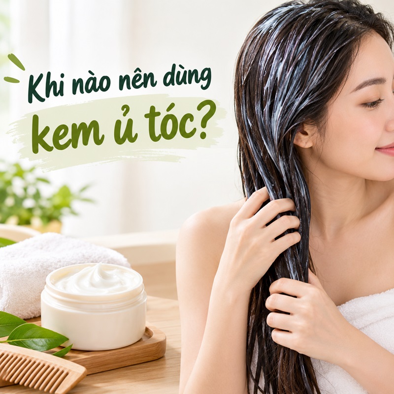 Khi nào nên dùng kem ủ tóc? Thời điểm và cách ủ tóc đúng chuẩn