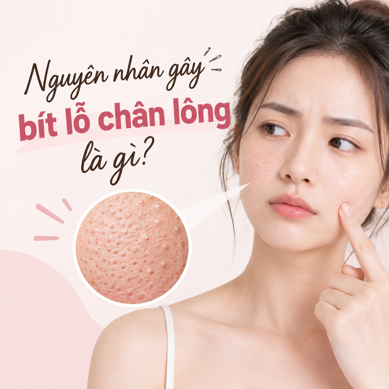 Nguyên nhân gây bít lỗ chân lông là gì? Những thói quen cần tránh