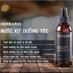 Nước xịt dưỡng tóc tinh dầu Vỏ bưởi và Bồ kết herbario ở Huế giảm rụng tóc