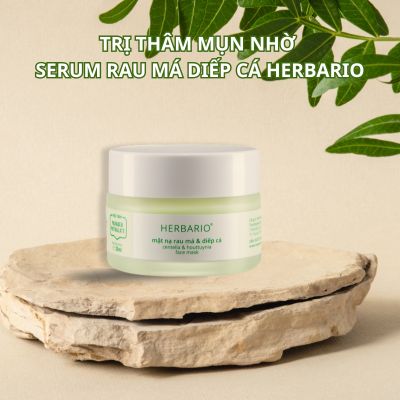 Sử dụng mặt nạ rau má diếp cá Herbario nhiều có tốt không?