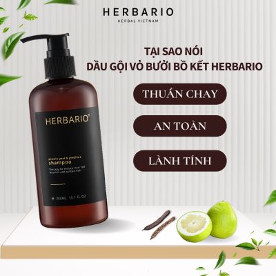 Tại sao nói dầu gội Vỏ bưởi Bồ kết Herbario thuần chay an toàn và lành tính?