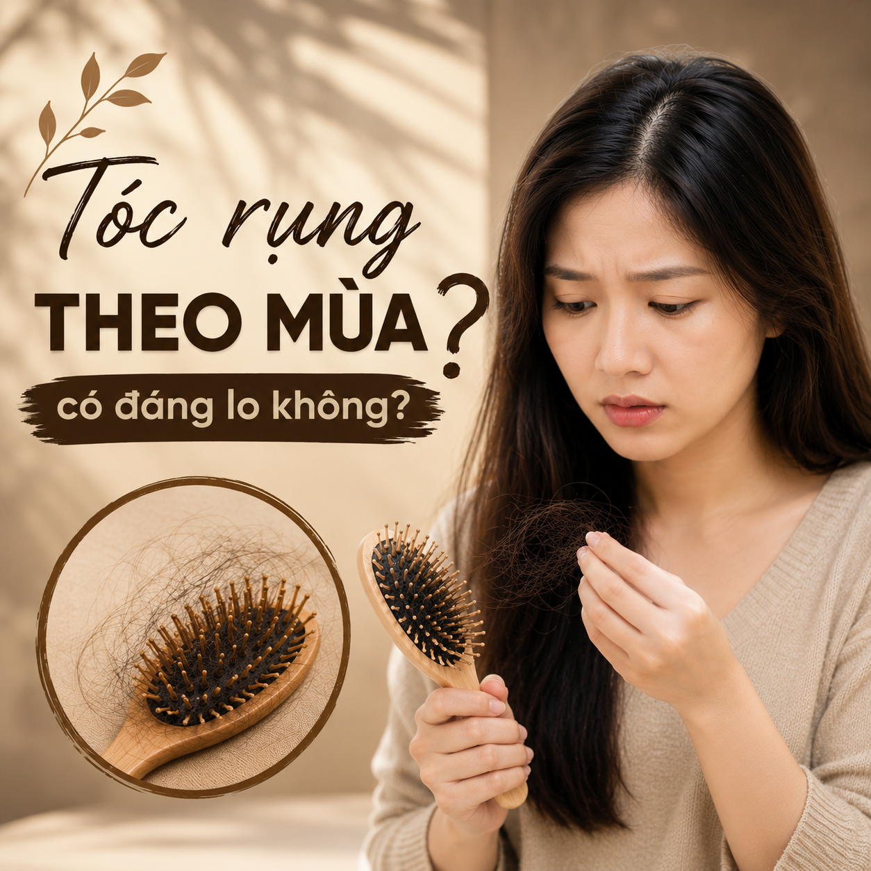 Tóc rụng theo mùa có đáng lo không? Hiểu đúng để chăm sóc tóc hiệu quả