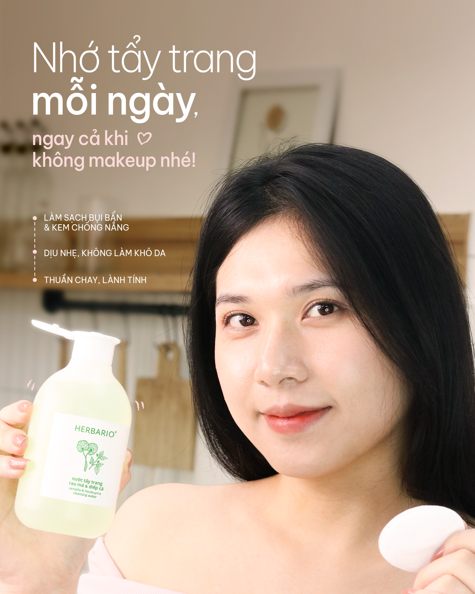 Bạn có đang bỏ qua bước tẩy trang
