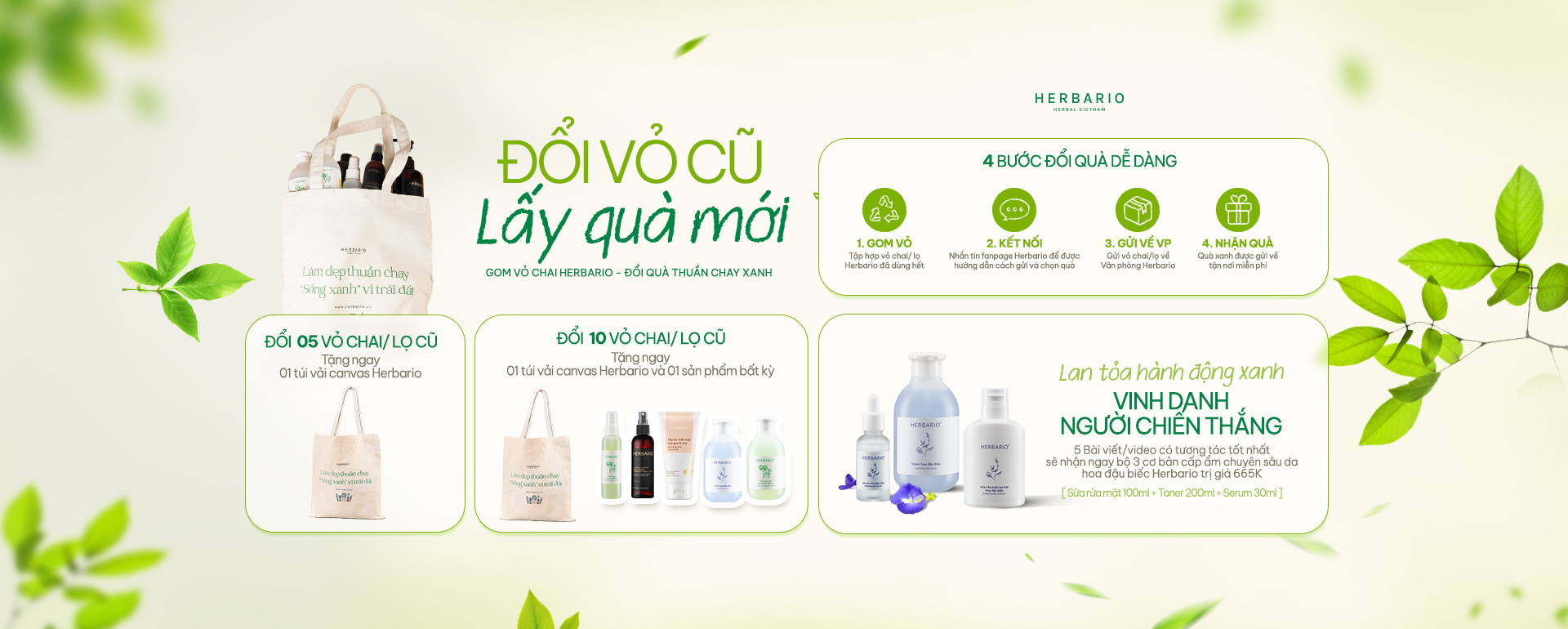 Đổi vỏ cũ - Lấy quà mới
