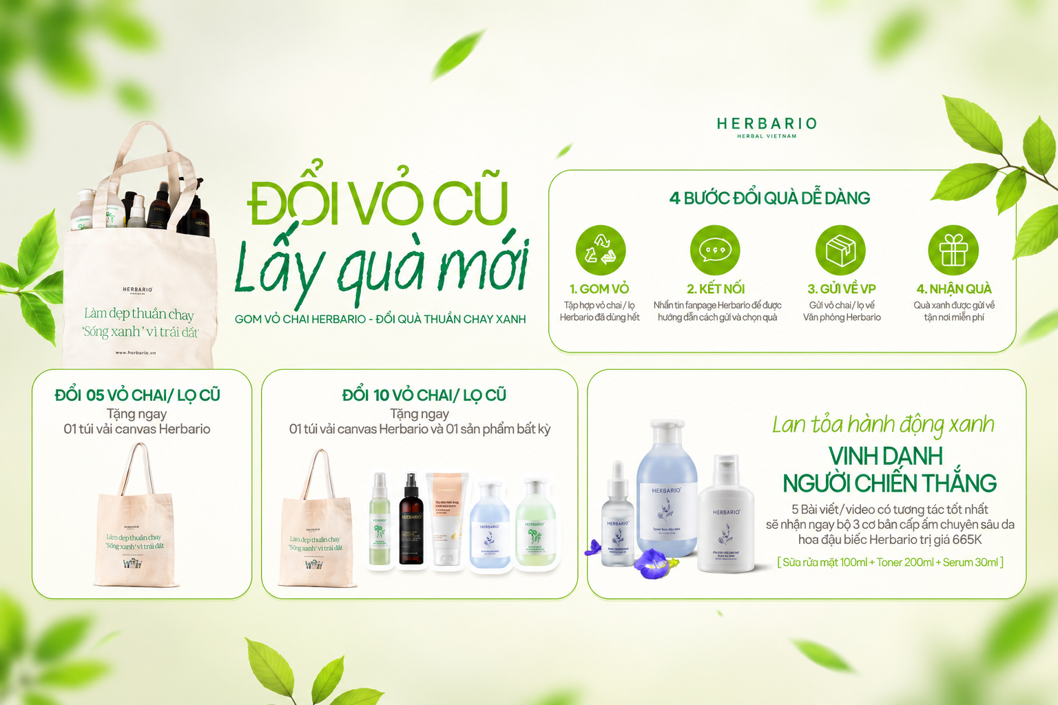 Đổi vỏ cũ - Lấy quà mới