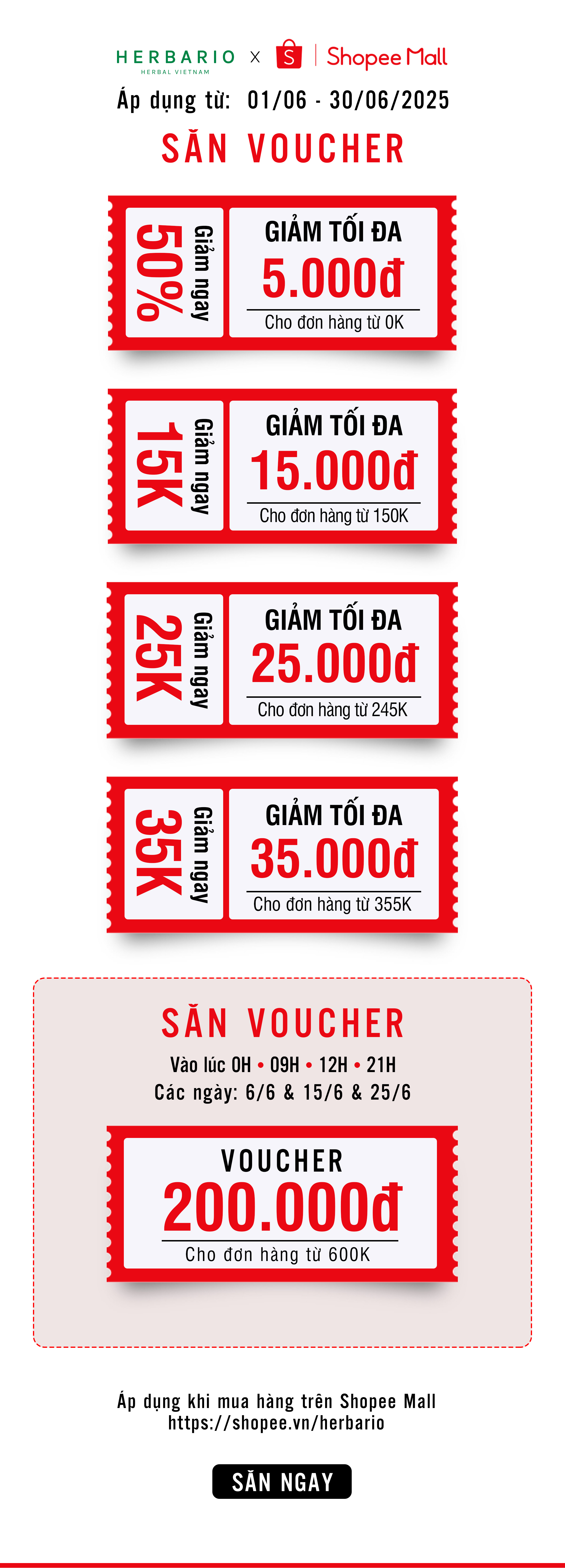 Săn voucher shopee tháng 6