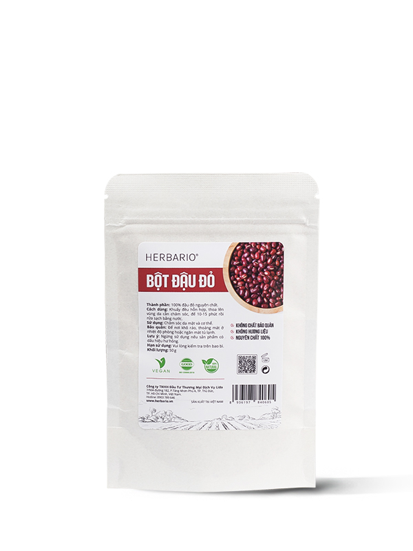 Bột đậu đỏ nguyên chất Herbario 50g