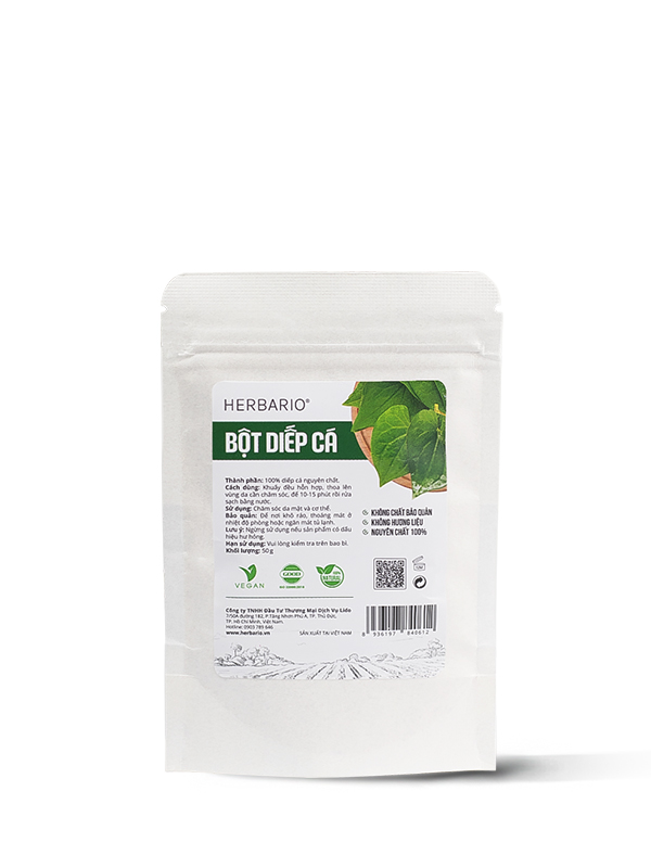 Bột diếp cá nguyên chất Herbario 50g